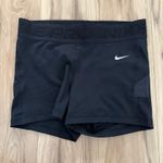 Nike  Black Mid Rise Black Pro 3" Spandex Shorts Photo 2