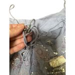 Free People Mini Dress Small Purple Floral Embroidered Sequin Festival Fairy NWT Photo 5