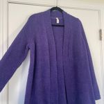 Anthropologie Daily Practice Snuggle Cardigan Purple Plush Lounge Size Medium Photo 3