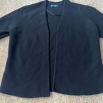 J. McLaughlin  Ribbed 3/4 Sleeve Cotton Cardigan in Black Women’s Size Small Photo 8