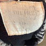 We The Free Free People  Woman's Textured Black White‎ Hoodie Oversized Size SM Photo 7