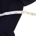 Rebecca Taylor Navy Black Wool Peacoat Faux Fur Collar Double Breasted Belt Sz 0 Photo 10