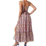 ASTR NEW Kelby Coset Midi Dress Pink Floral Revolve Size Medium M Photo 6