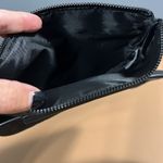 Stone Mountain black leather belt sz small pleather tooled zip up belt bag NWOT Photo 6