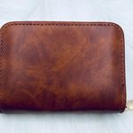 Mama Zip Around Faux Leather Wallet Brown Photo 2