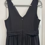 Lulus Thoughts of Hue NWT size Large Black Surplice Maxi Dress Formal Bridesmaid Photo 9