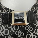 XOXO  Y2K‎ Black & Gray Logo Hobo Bag Purse Braided Handle Small Shoulder Bag Photo 2