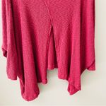 Free People Pullover Oversized Open Back Cowl Neck Sweater Red Sz Small Photo 6