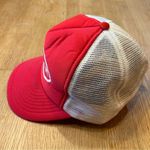 Vintage Vess Soda Foam Front Trucker SnapBack Hat Red Photo 2