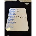 New York Laundry  Top Womens 3X Black Swiss Dot 3/4 Sleeve Tie Front Sweater Photo 5