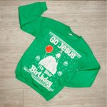Gildan  green funny religious “ go Jesus it’s your birthday “ long sleeve sweater Photo 0