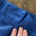 Vintage Blue Midi Skirt with Embellished Waist Photo 7
