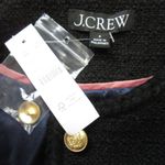 J.Crew NWT Louisa Lady Jacket in Black Maritime Tweed Cropped 4 Photo 5