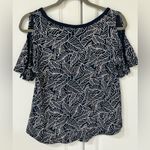 st. john's bay  Women’s Cold Shoulder Top Petite M Photo 1