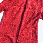 Jessica Howard hot pink/coral lace overlay fringe trim mini dress Photo 10