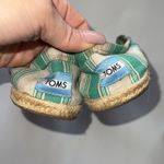 Toms  green striped slip on shoes Photo 3