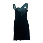 House of CB London Eleanor Velvet Dress in Green Size XS Photo 2