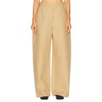 Acne Studios Pommy Satin Pants in Beige 34 New Womens Baggy Trousers Photo 2