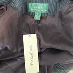Lauren Ralph Lauren silk dark blue pinstriped suit jacket size 8 Photo 8
