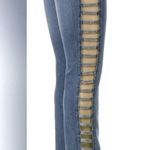 Y2K Brittany Rhinestone Cut Out Low Rise Light Wash Distressed Slim Jeans Size undefined Photo 10