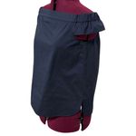 Tibi Off-the-Shoulder Sleeveless Cap Sleeve Blouse Top Curved Hemline Navy EUC 6 Photo 1