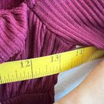 Urban Outfitters Burgundy Bell Sleeve Top Fairy Grunge Y2K 2000s Gothic Coquette Medium Photo 3