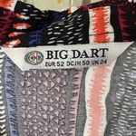 Vintage‎ Artsy Abstract Big Dart Women’s Blouse Shirt Colorful Funky Size XXL Red Photo 2