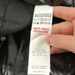 Missguided Missgurded black Co Ord Side Split Faux Leather trousers pants, size 2 Photo 10