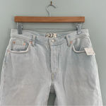 Free People  Maggie Straight Jean in Paradise Blue NWT 27 Photo 7