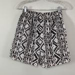 Vintage 1990s Black White Coulette Shorts Size M Size M Photo 3