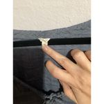 J.Crew  Blue Chambray Scoop Neck Top with Eyelet Detail- size 4 Photo 4