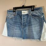 We The Free ✨ Women’s Color Block Denim Mini Skirt 28 Photo 1