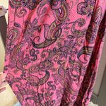 Maurice's NWT High Low Midi Dress Paisley Floral V-Neck Boho Pink Strappy XXL Photo 6