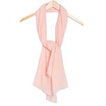 BCBG Women’s Oversized Pink Pleated Wrap Winter Scarf NWT Photo 0