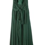 Azazie  Green Chiffon Formal Long Maxi Prom Bridesmaid Dress Women Sz A2 Photo 7