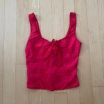 Princess Polly  flowerfields corset top red Photo 1