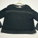 Sundry Grey Gray Long Sleeve Top Sweatshirt Womens Size 2 US Medium Photo 0