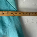 Blue Knit Poncho Cover Up Ruana Cape Shawl Asymmetric Hem Versatile Cashmere Size undefined Photo 3