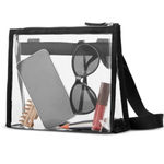 SJP clear cross body with pink luggage tags Black Photo 6