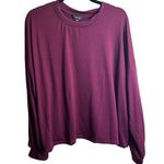 Maree 2X Burgundy Scoop Neck Casual Blouse Sweater Soft Made in USA Photo 0