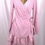 Petalroz dress faux wrap dusty rose & black Size S NWT Price is Firm Pink Photo 0