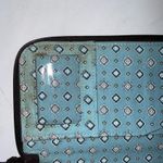 Vera Bradley Vintage Y2K Java Blue Travel Organizer Passport Preppy Wallet Photo 12