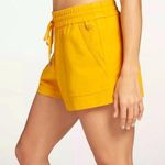 CALIA Knit Trapunto 3.5 Short Yellow Drawstring Shorts Photo 0