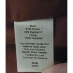 Talbots  Womens‎ Single Breasted Velvet Blazer Size 12W Red Retro Career Office Photo 3