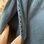 Quince  Navy Wide Leg Pull On Pants Elastic Waist Pockets Size Medium Minimalist Photo 4