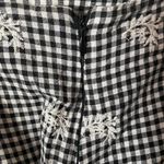 Forever 21  Black White Gingham Palazzo Pants Photo 2