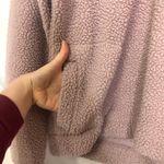 Old Navy Blush Pink Pullover Teddy Bear Sweater Womens M Fuzzy Cozy Warm Photo 1