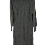 A New Day Gray Ribbed Midi Sweater Dress Sz M Women’s EUC Photo 0