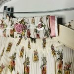 Vintage Eagle River Traders 90s White Pink Floral Full Matching Belt Skirt Large Photo 13