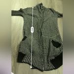 Aritzia Wilfred Silk Blend Black & White Long Sleeve Knit Open Cardigan Size XS Photo 14